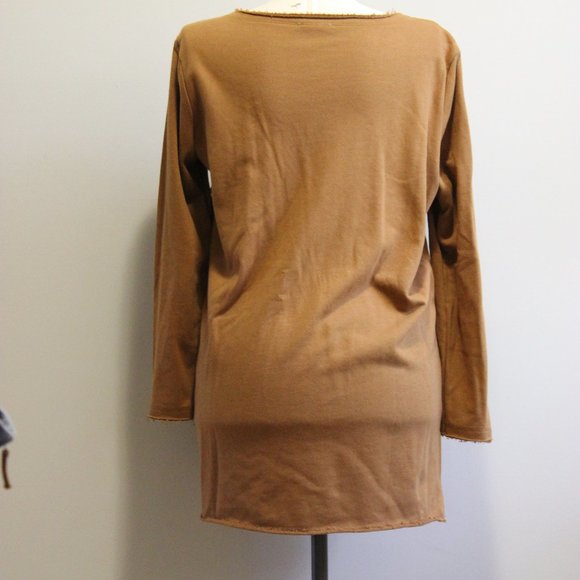 Brown Pullover Long Sleeve Top - Picture 2 of 7